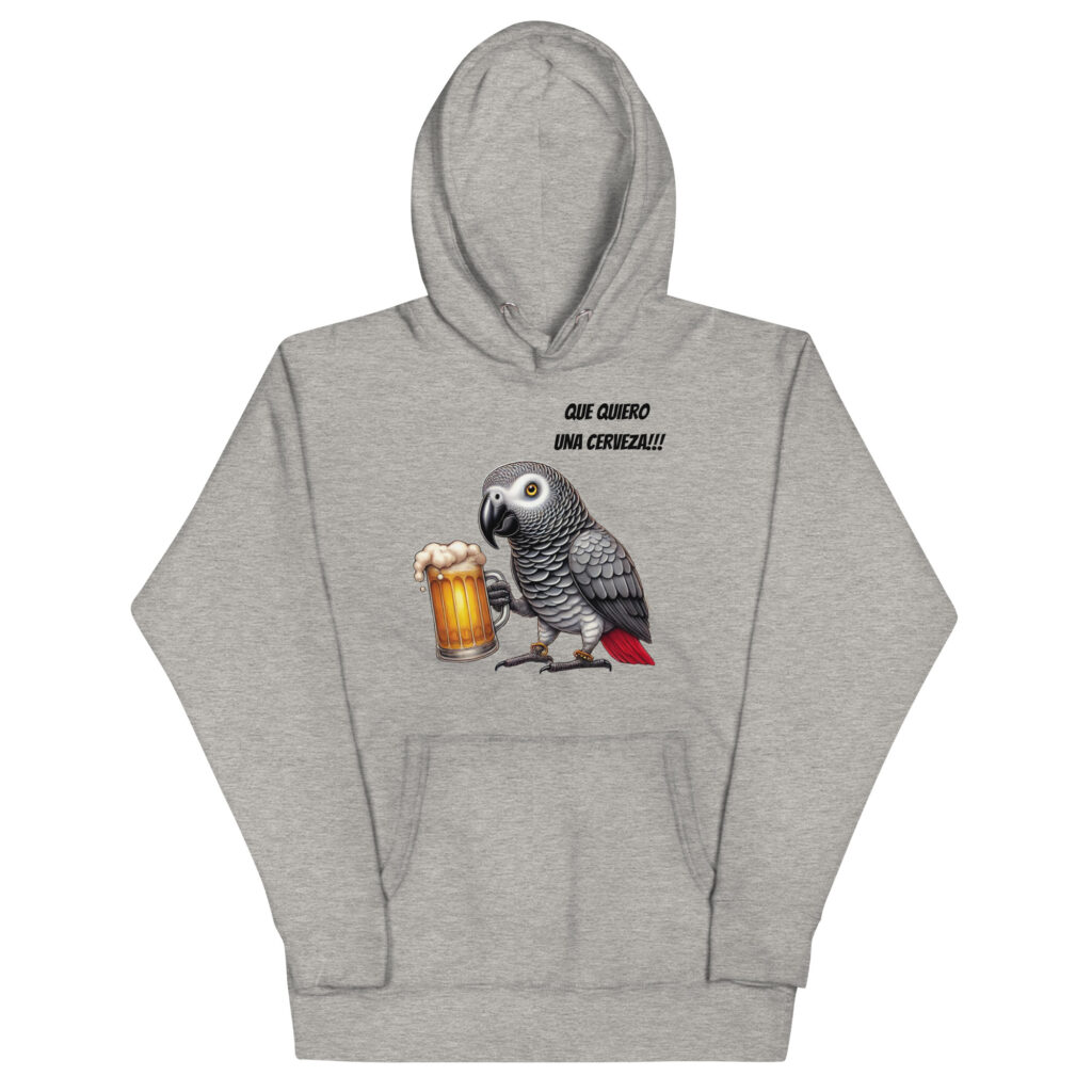 Sudadera unisex Que quiero una cerveza! - Imagen 3