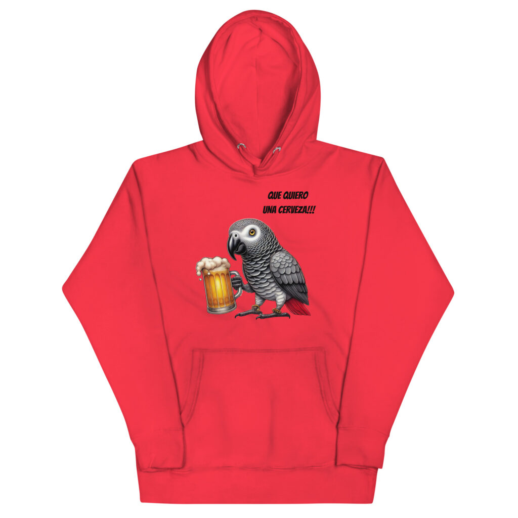 Sudadera unisex Que quiero una cerveza! - Imagen 2