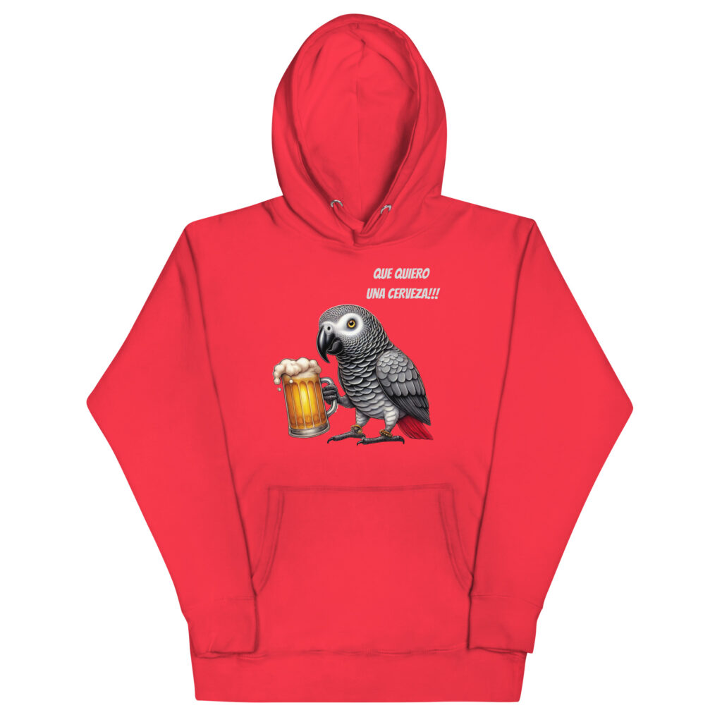 Sudadera unisex Quiero una cerveza! - Imagen 3