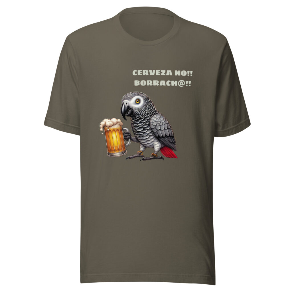 Camiseta unisex Cerveza no borrach@! - Imagen 3