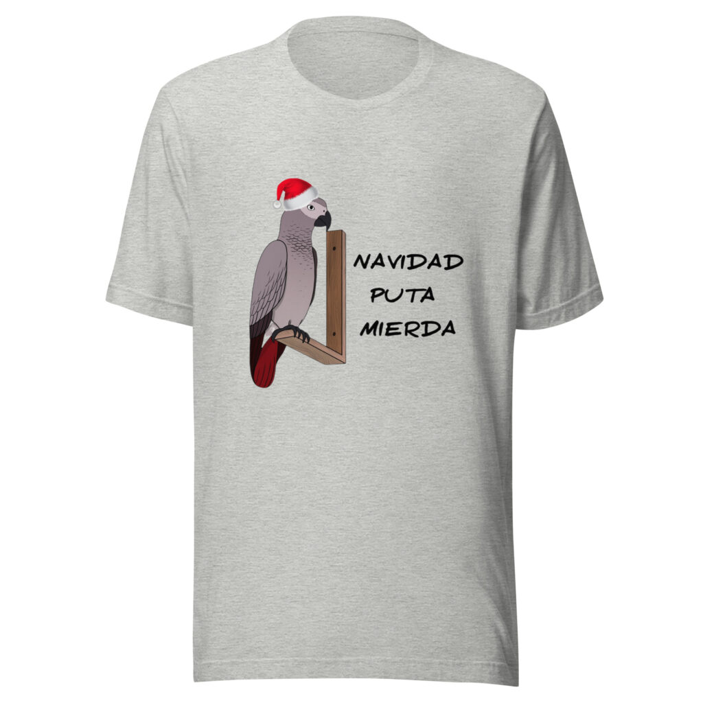 Camiseta unisex Navidad Puta Mierda - Imagen 3