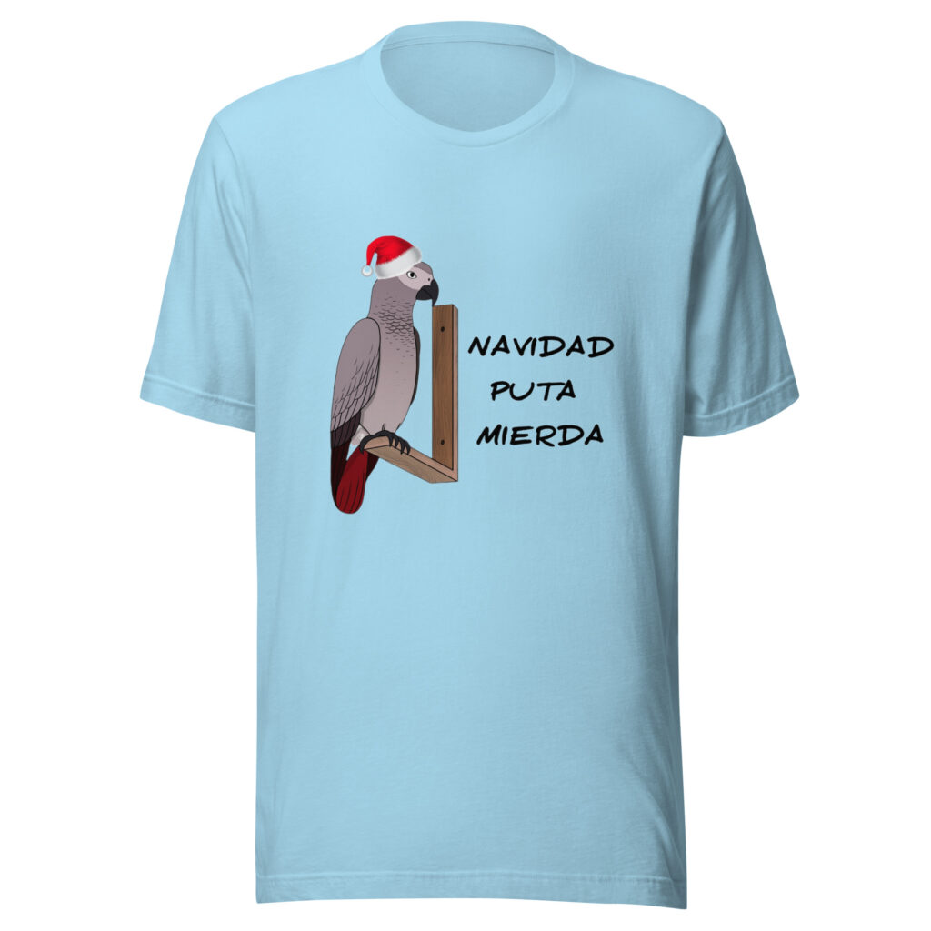 Camiseta unisex Navidad Puta Mierda - Imagen 4