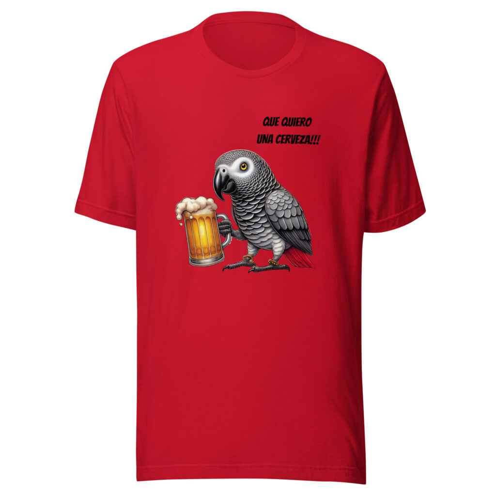 Camiseta unisex Que quiero una cerveza! - Imagen 2