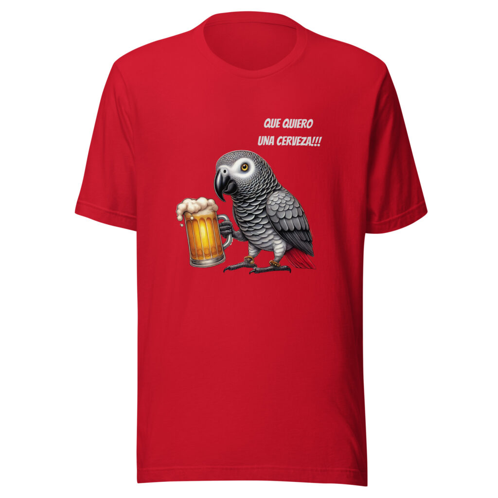 Camiseta unisex Que Quiero Cerveza! - Imagen 2