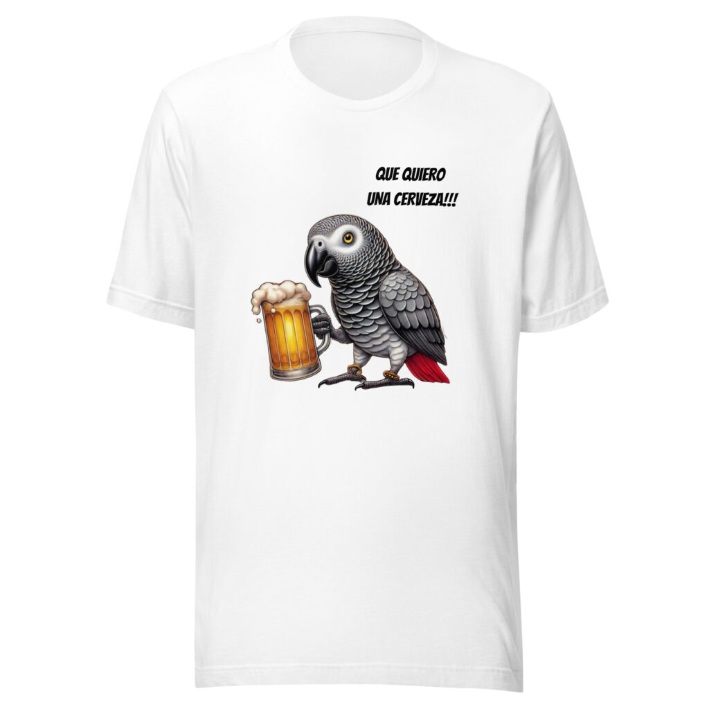 Camiseta unisex Que quiero una cerveza! - Imagen 4