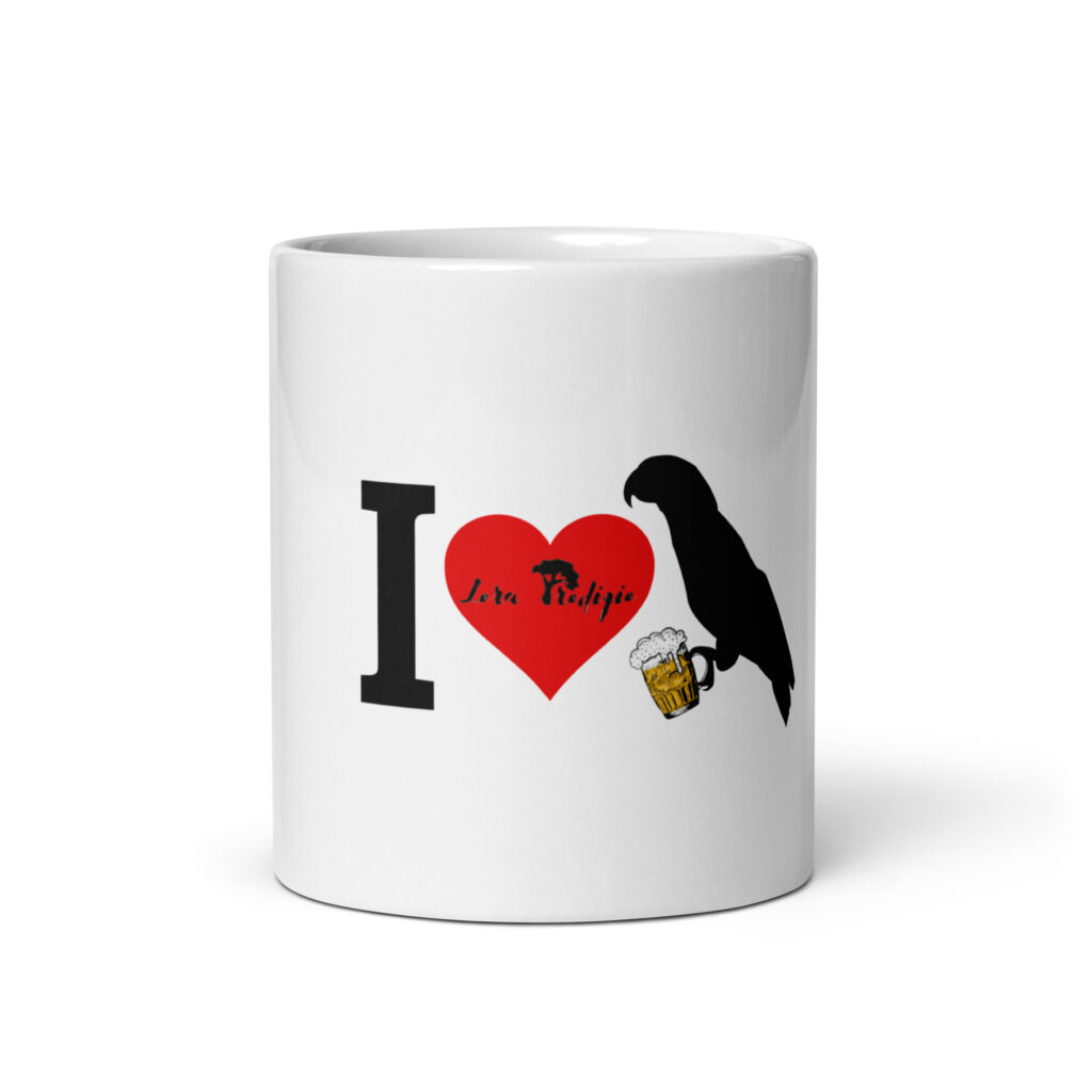 Taza blanca I love Lora - Imagen 4