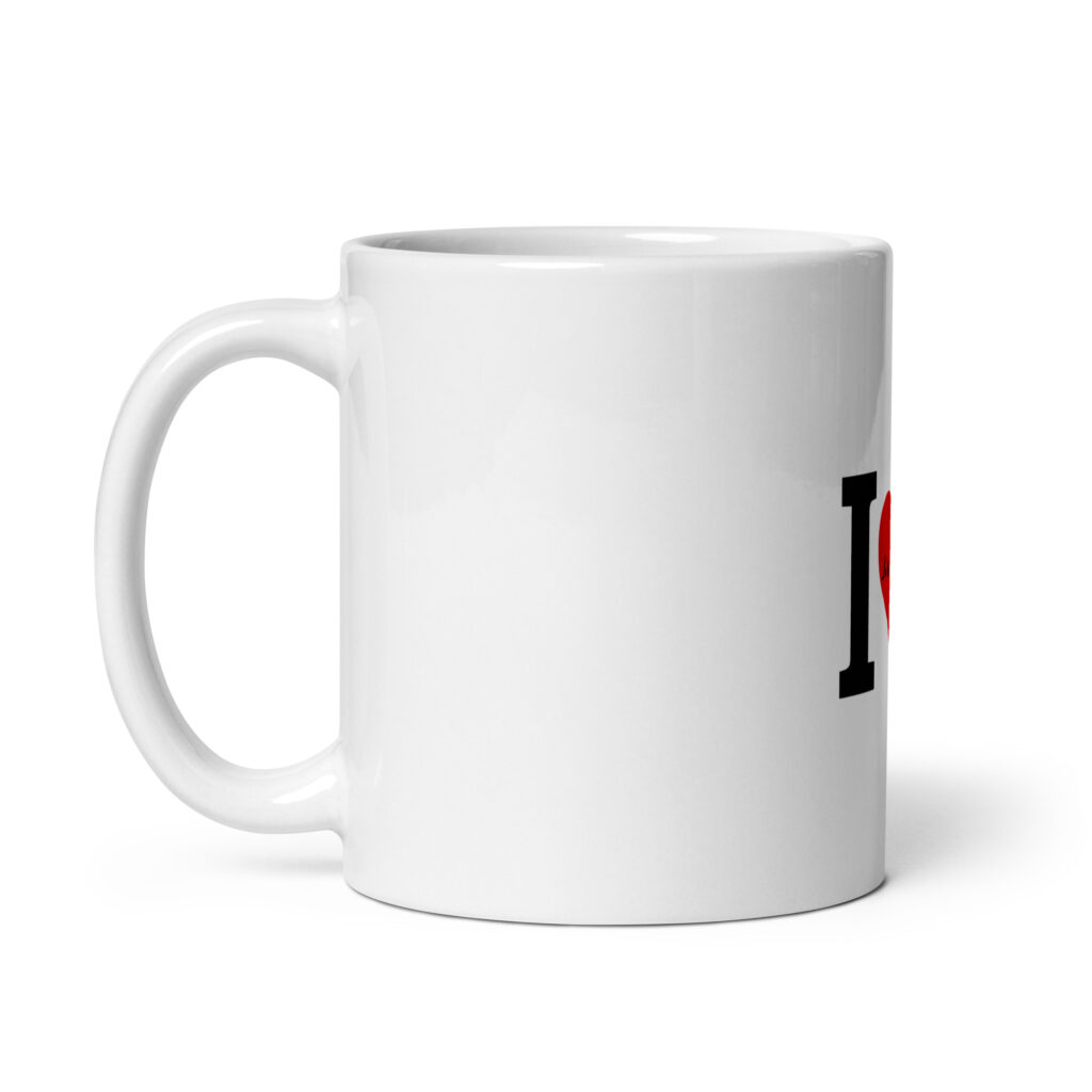 Taza blanca I love Lora - Imagen 3