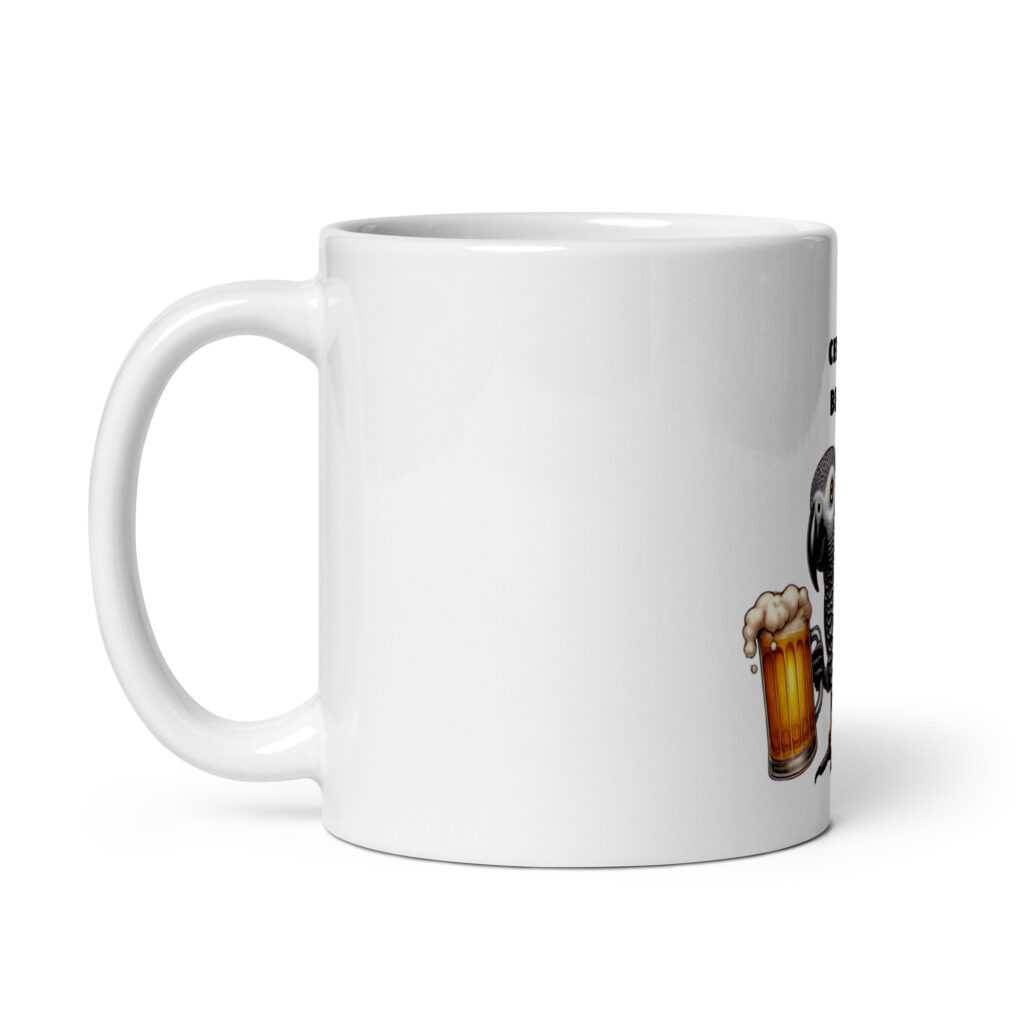 Taza blanca Cerveza no borrach@! - Imagen 3