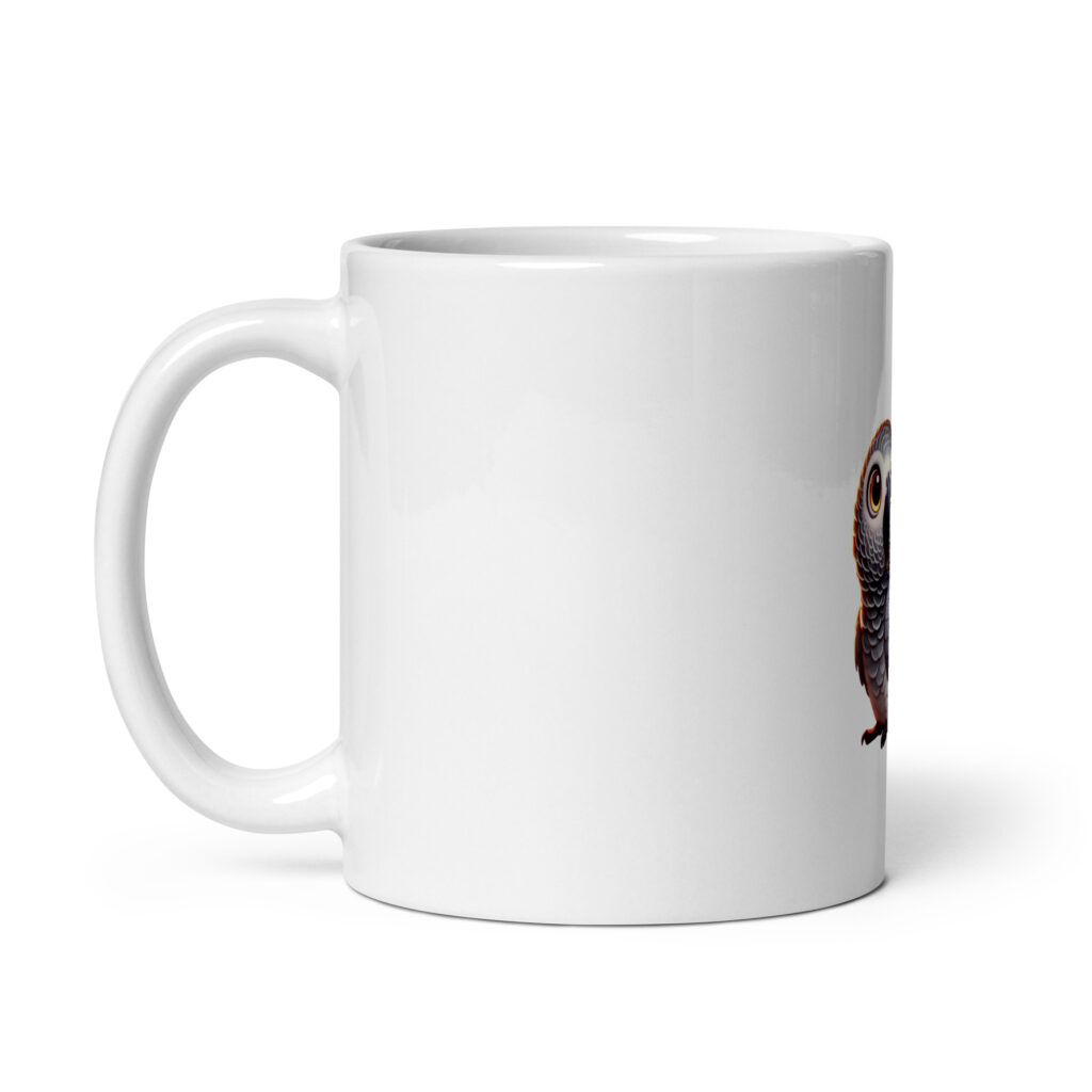 Taza blanca Hola Corcho - Imagen 3