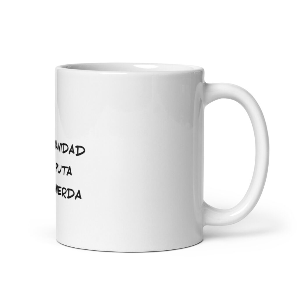 Taza blanca brillante - Imagen 2