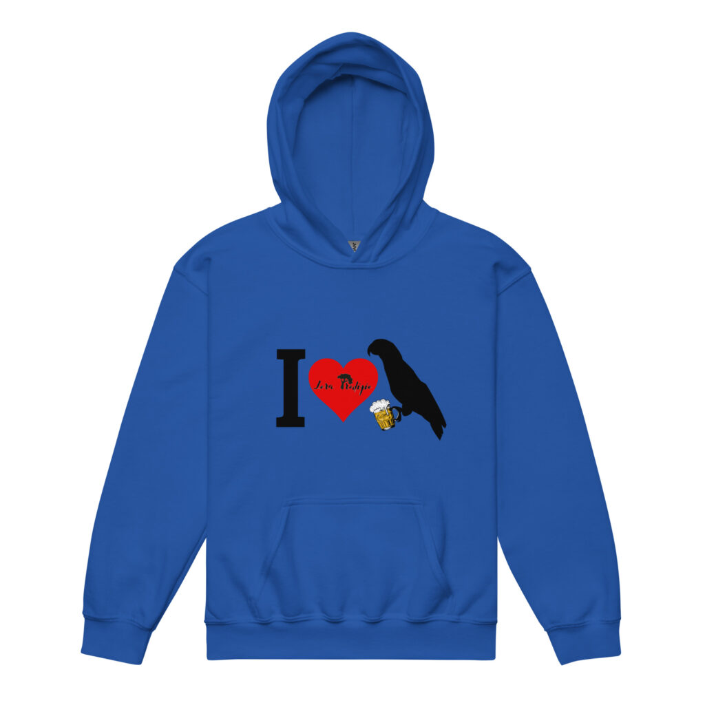 Sudadera unisex I love Lora para niño - Imagen 2