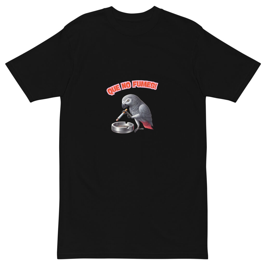 Camiseta gruesa hombre - Que no fumes! - Imagen 2