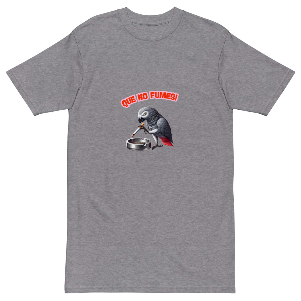 Camiseta gruesa hombre - Que no fumes! - Imagen 4